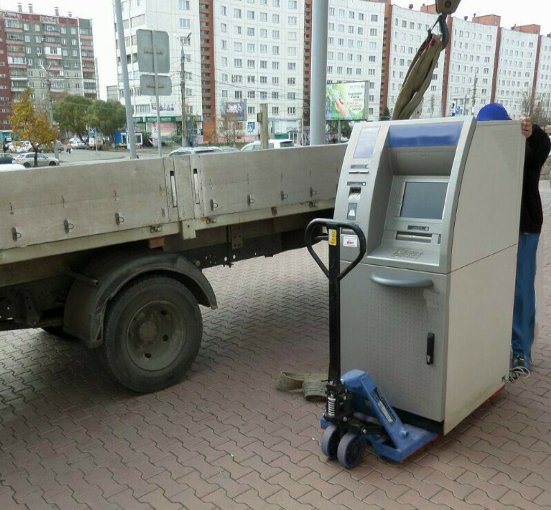 Такелаж и перевозка банкоматов в Санкт-Петербурге