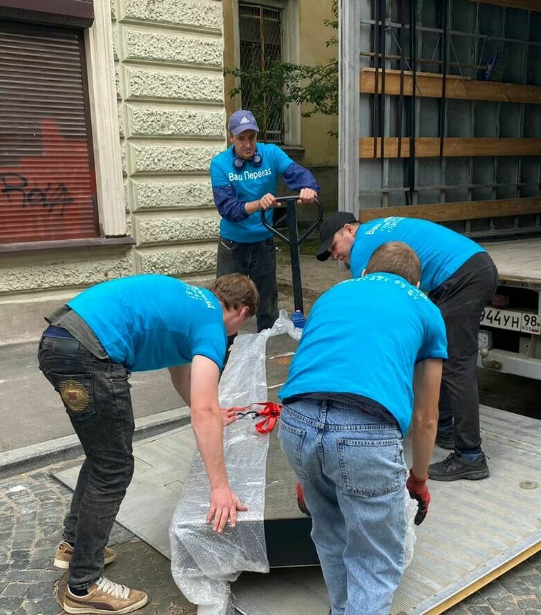Подъем станка и погрузка в газель 